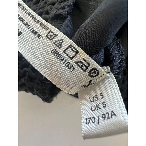 Free People You Honey Brami in Black Small Cropped Boho Festival - Picture 4 of 7